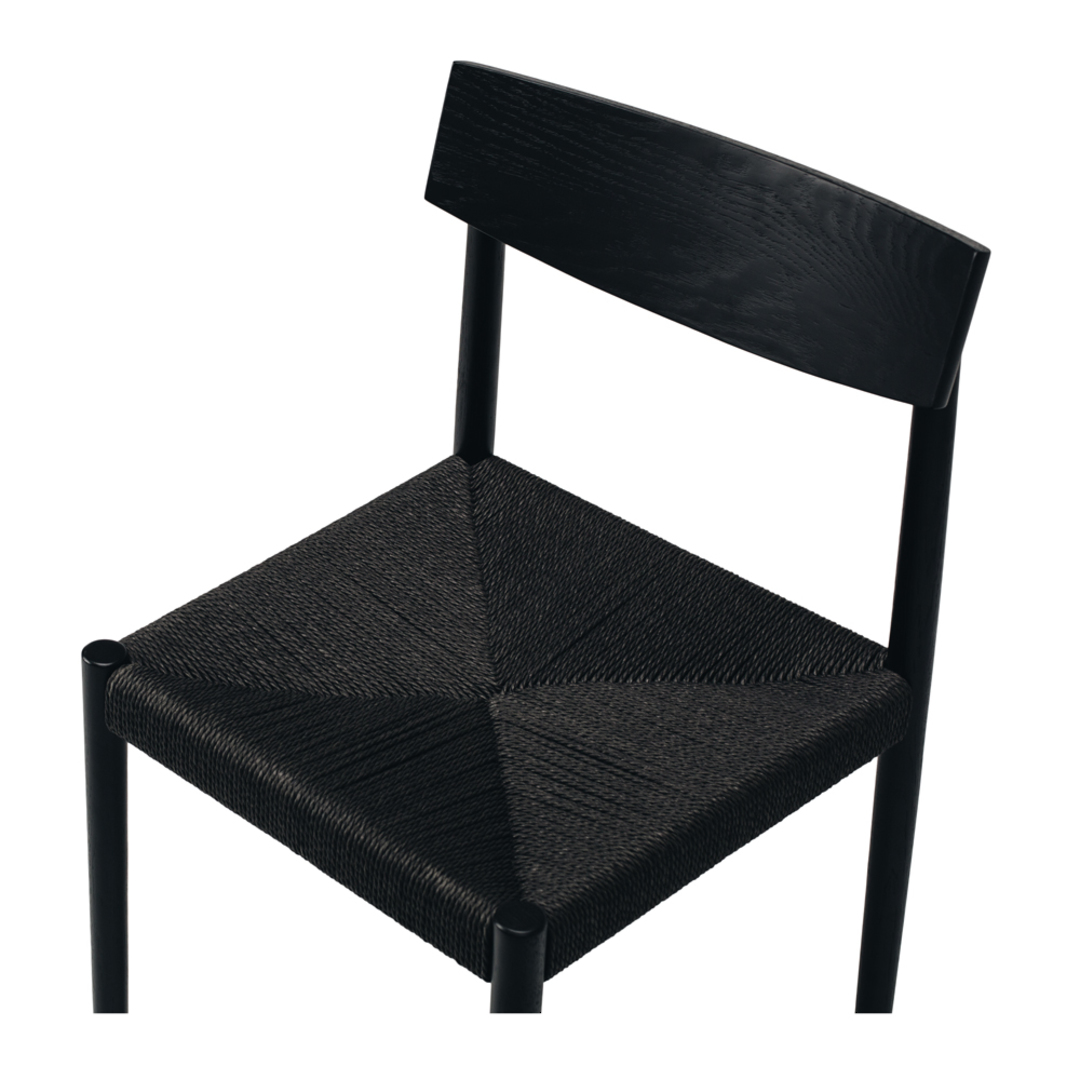 Ingrid Dining Chair Black Oak Cord Seat image 4